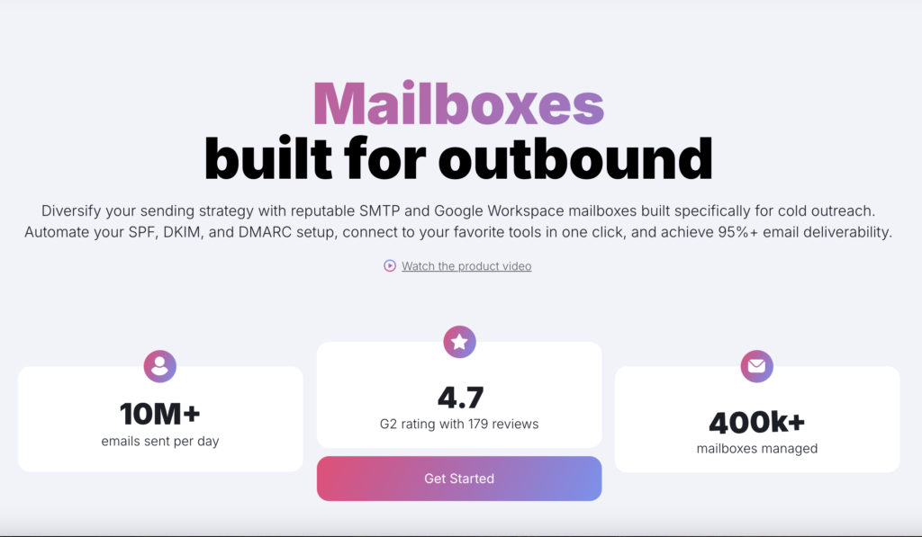 Maildoso Homepage