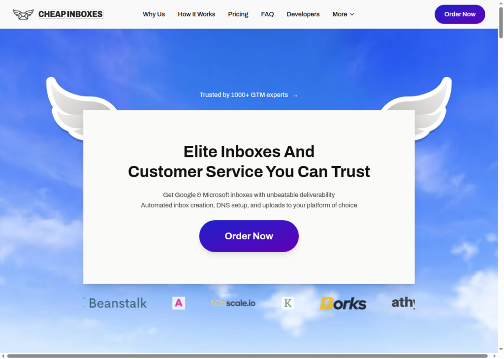 Cheapinboxes homepage hero