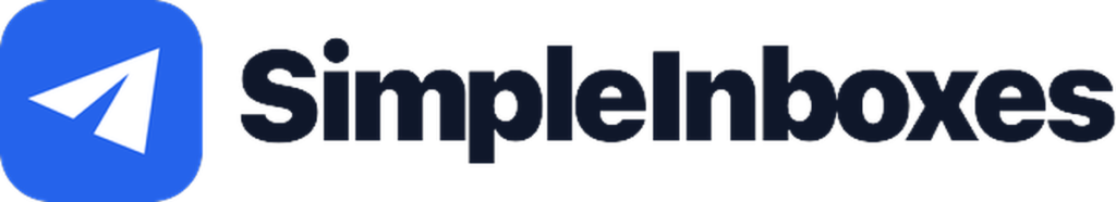 SimpleInboxes logo: the SimpleInboxes paper-plane mark and wordmark.